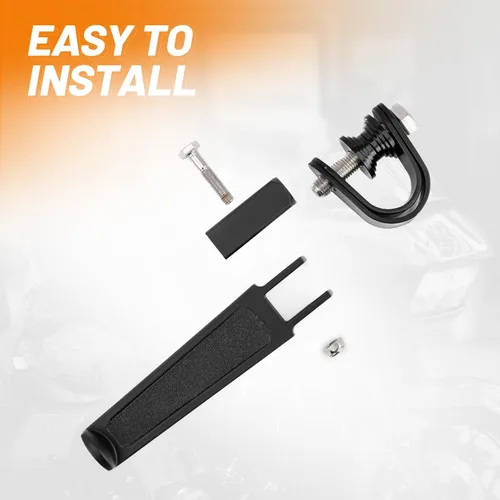 Miniatura 6 de Oumurs Estriberas abrazadera U compatible con 1 pulgada - 1.25 pulgadas 1 1/4 pulgadas protector de motor U-Clamp Estriberas compatibles con Harley