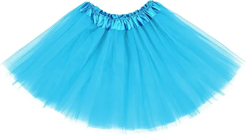 Miniatura 85 de Century Star Tutú de 4 capas para niñas pequeñas, faldas de ballet de tul para baile de princesa, esponjoso, para fiestas de cumpleaños de 2 a 8 años