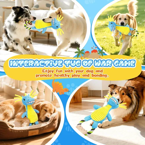 Miniatura 5 de Fuufome Juguetes chirriantes para perros grandes: juguetes duraderos para perros grandes para razas medianas y pequeñas - Juguetes de peluche