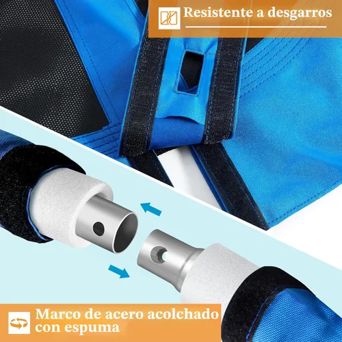 Miniatura 3 de TURFEE - Juego de columpio de árbol de platillo de 102 cm - Capacidad de peso de 45 kg, Oxford 900D impermeable, con correas para colgar, columpios