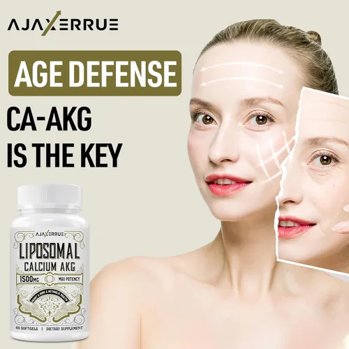 Miniatura 7 de Suplemento AKG de calcio liposomal de 1500 mg (ácido alfa-cetoglutárico), más eficaz que AAKG, Ca AKG para la longevidad, defensa de la edad