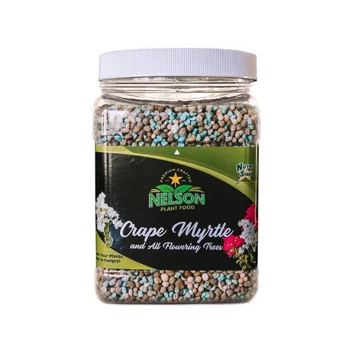 Crape Myrtle & All Flowering Trees Desert Willow Mimosa Orchid Tree Contenedor para interiores y exteriores, fertilizante granular cultivado