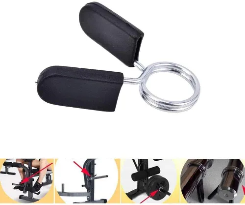 Miniatura 4 de Hididi Collares de clip de resorte de barra de 1 pulgada (0.984 in), ideal para abrazaderas de clip de barra de 1 pulgada de diámetro
