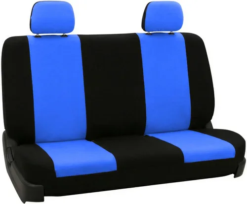 Miniatura 17 de FH Group Funda para asiento trasero de banco sólido para automóviles Asientos universales de tela para SUV, sedán, camioneta Accesorios Negro