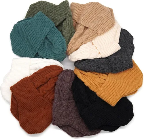 Miniatura 7 de Muryobao Gorro de invierno para mujer, cálido, suave, elástico y holgado