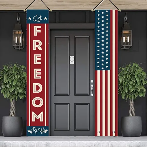 Miniatura 6 de Decoraciones patrióticas para el 4 de julio, decoración patriótica para el Día de los Caídos para el Día del Trabajo de los Veteranos