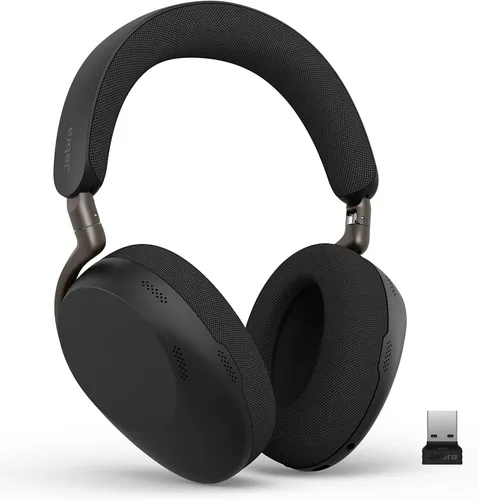 Miniatura 17 de Jabra Evolve3 85 - Auriculares inalámbricos Bluetooth con micrófono para el trabajo, USB-A, tecnología de llamada de voz AI, cancelación activa
