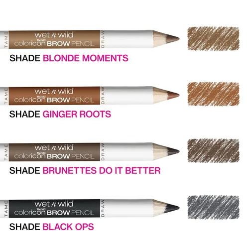 Miniatura 7 de wet n wild Color Icon Lápiz de cejas Black Ops, 624A