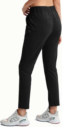 Miniatura 2 de KUTAPU Women Golf Pants Straight Leg Drawstring Ankle Pants Athletic Sweatpants with Pockets