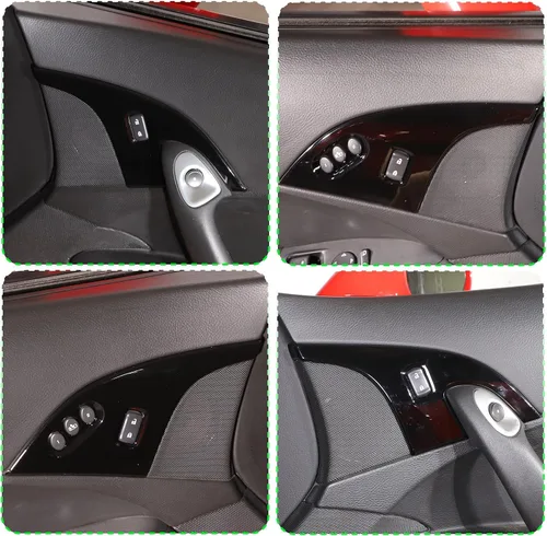 Miniatura 6 de Cubierta de panel de control de ventana de puerta de automóvil, moldura de interruptor de bloqueo de puerta compatible con Chevrolet Corvette C6