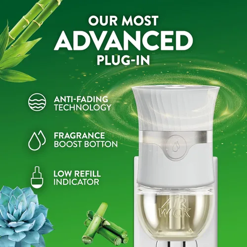 Miniatura 8 de Air Wick Recambio de aceite perfumado para enchufar, 5 unidades, agave azul y bambú, ambientador, aceites esenciales