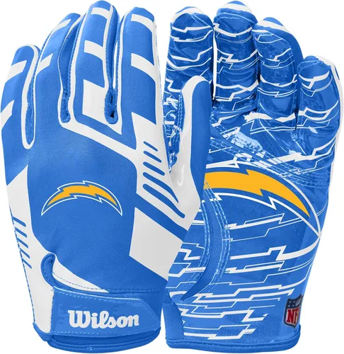 Miniatura 15 de Wilson NFL - Guantes de fútbol americano con ajuste elástico, tallas para jóvenes y adultos