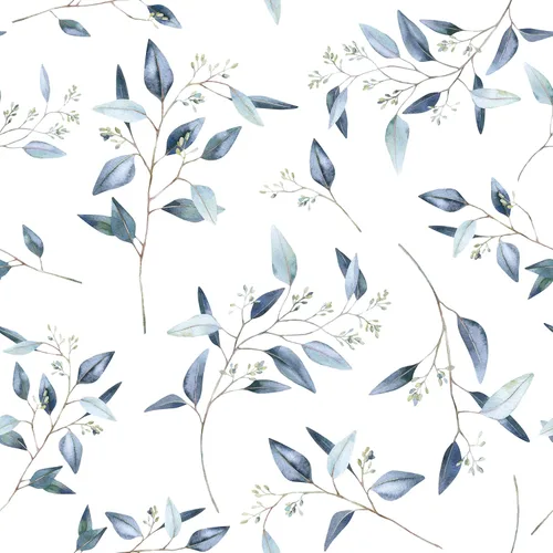 Miniatura 9 de Papel tapiz de hojas para despegar y pegar, papel de contacto con hojas de plantas verde oliva/beige, papel de pared botánico vintage, autoadhesivo