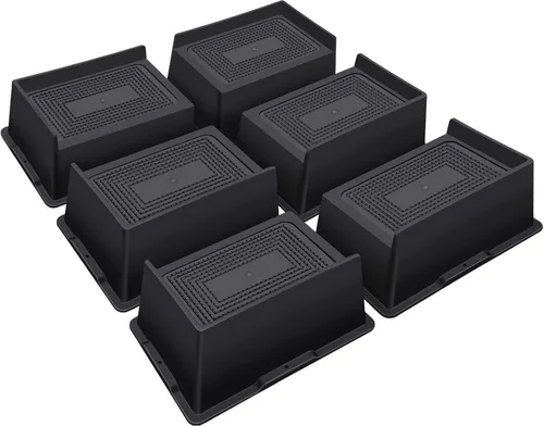 Miniatura 26 de ANNKUT Elevadores de cama de 2 pulgadas, resistentes, elevadores de sofá de gran tamaño, elevadores de muebles extra anchos para sofá, mesa