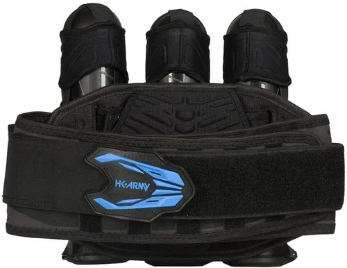 Miniatura 3 de HK Army Zero G 2.0 - Arnés de paintball (3+2 cápsulas), color negro y azul