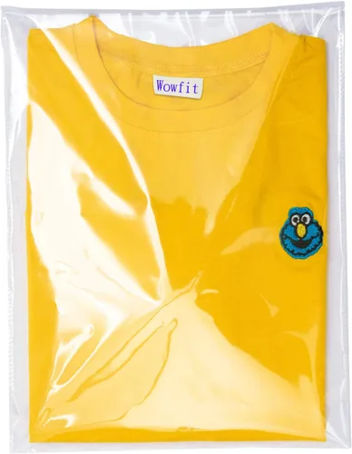 Miniatura 5 de Wowfit 100 bolsas de plástico de celofán transparente de 10 x 13 pulgadas, bolsas de celofán resellables con autosellado ideales para ropa, camisas