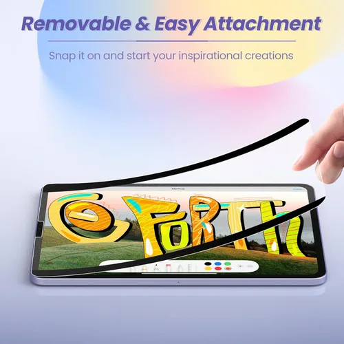 Miniatura 3 de MoKo Protector de pantalla magnético de papel para iPad Air de 5ª/4ª generación (2022/2020) / iPad Pro de 11 pulgadas (2022/2021/2020/2018)