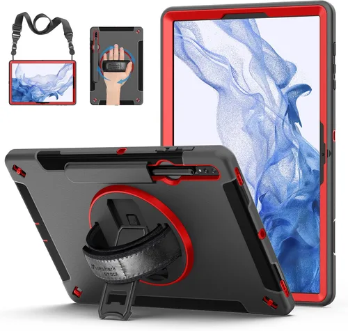 Miniatura 23 de Funda para Galaxy Tab S6 Lite de 10.4 pulgadas 2024/2022/2020: funda de TPU de grado militar a prueba de golpes con protector de pantalla - soporte