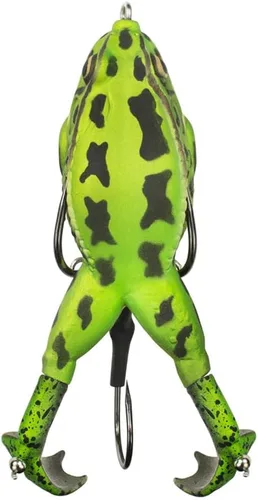 Miniatura 11 de LUNKERHUNT - Cebo de rana para pesca de lubina Rana de cuerpo suave y hueco sin enganches para pesca de lubina y trucha Señuelo de rana realista