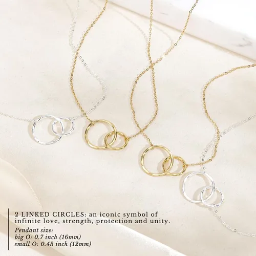 Miniatura 4 de HOPE LOVE SHINE Sympathy Gift for Loss of Loved One - Remembrance, Bereavement, Memorial Necklace, Jewelry 16+2", 14k Gold Plated Sterling Silver