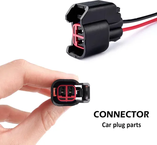 Miniatura 6 de 2 conectores de inyectores de combustible EV6, conector indispensable para reemplazo de inyector de combustible, conector de inyector de combustible
