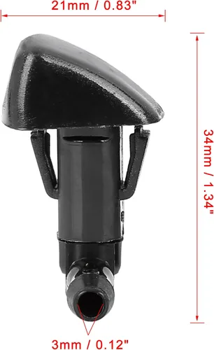 Miniatura 3 de X AUTOHAUX 2 unids 76810-SDA-A11 Limpiaparabrisas Boquilla Spray Jet para Honda Civic Odyssey Accord Element