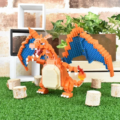 Miniatura 6 de nanoblock - Pokémon - Edición Charizard Deluxe, kit de construcción de la serie Pokémon
