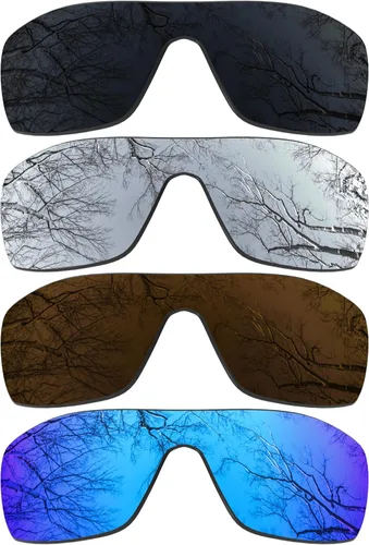 Miniatura 12 de ToughAsNails 3 pares de lentes de repuesto polarizadas para Oakley Oil Rig Pack-BS25