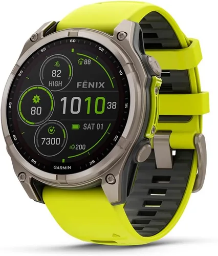 Miniatura 13 de Garmin fēnix® 8 – 43mm, AMOLED, Zafiro, Smartwatch GPS Multisport Premium, Batería de Larga Duración, Certificado para Buceo, Linterna LED Oro suave