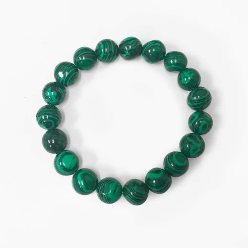 Miniatura 213 de Gem Avenue Handmade Round Bead Stretch Bracelet Unisex Natural Stone Beaded Jewelry for Men & Women, Elastic Wristband for Daily Wear