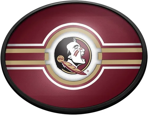 Miniatura 260 de The Fan-Brand NCAA Alabama Crimson Tide: Letrero de pared ovalado con luz – Decoración de fútbol, baloncesto, béisbol y deportes universitarios