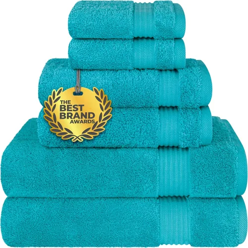 Miniatura 20 de Cotton Paradise - Juego de 4 toallas de mano para baño, 100% algodón turco, toallas suaves y absorbentes para la cara, toallas de mano color gris