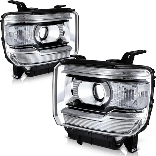 Miniatura 35 de Ensamble de faros SCITOO Compatible con 2010-2014 para Subaru Legacy 2010-2014 para Subaru Outback Faros con lente transparente y carcasa cromada