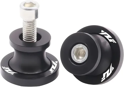 Carretes deslizantes de brazo oscilante para motocicleta, 2 piezas, 0.236 in, tornillo de soporte de brazo oscilante CNC para Yamaha YZF R1 R3 R6