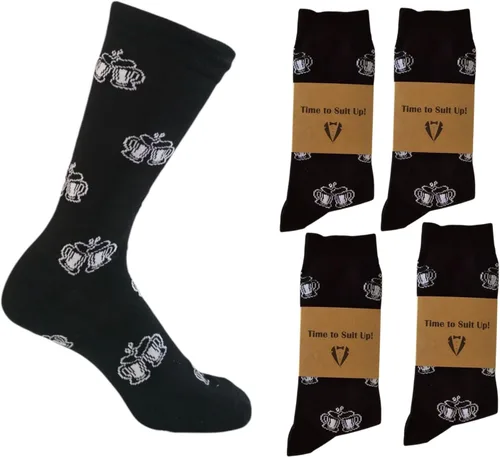 Juego de 4 calcetines para padrinos de boda, regalo de padrinos de boda, caja de propuesta de padrino, regalo de padrino de boda, regalo de padrino