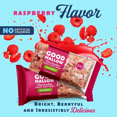 Miniatura 4 de GoodMallow Bocadillos veganos crujientes de arroz envueltos individualmente, caja de 24 bocadillos veganos kosher, aperitivos sin gluten sin lácteos