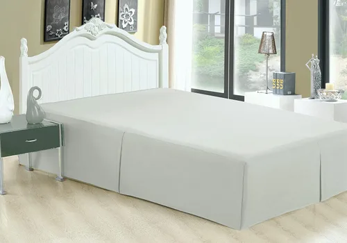 Miniatura 5 de Marina Decoration Falda de cama ultrasuave y sedosa de calidad de hotel para todas las estaciones, bolsillo profundo, caída de 16 pulgadas, rayón
