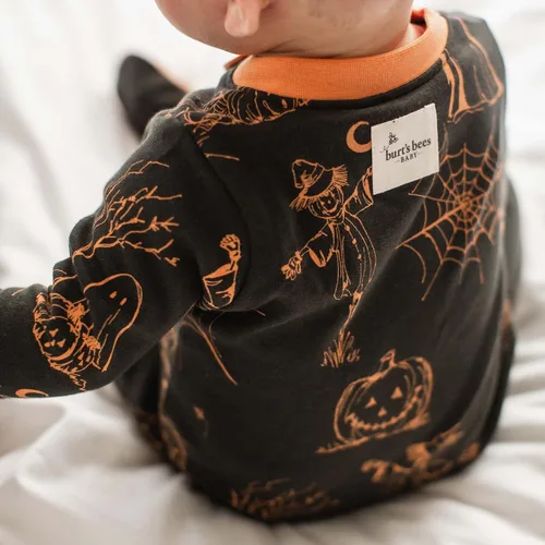 Miniatura 159 de Burt's Bees Baby - Pijama de una pieza para bebé, mameluco para dormir y jugar, algodón 100% orgánico, cremallera frontal
