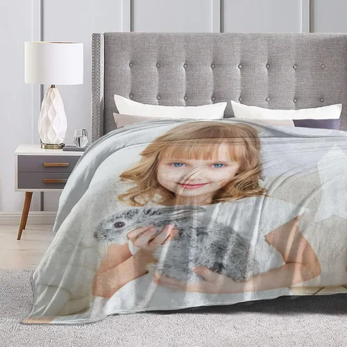 Miniatura 7 de Mantas de franela personalizadas, collage de imágenes, mantas de ropa de cama personalizadas para familia, día de la madre, regalo de cumpleaños