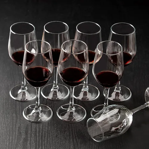 Miniatura 3 de C CREST Elegantes copas de vino tinto de 11.2 onzas para fiesta, boda, juego de 8