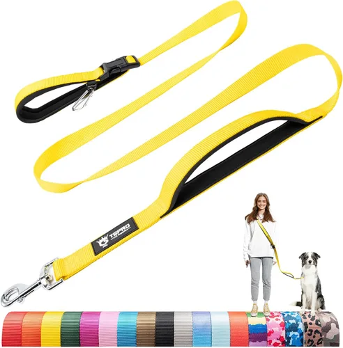 Miniatura 20 de TSPRO Correa táctica para perro, manos libres, resistente, ajustable, con mango acolchado y cierre de seguridad de metal para caminar, correr