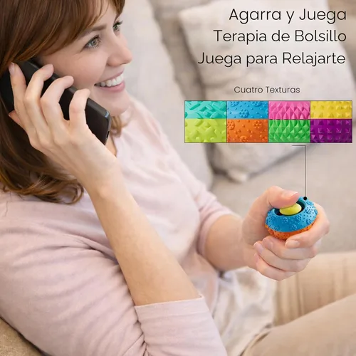 Miniatura 4 de Juguetes sensoriales de silicona para niños y adultos, 4 juguetes sensoriales para aliviar el estrés para autismo, TDAH, ansiedad, artilugios