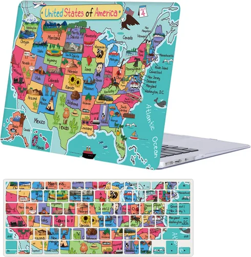 Miniatura 13 de Funda rígida para laptop compatible con MacBook Pro de 13 pulgadas versión antigua 2012 2011 2010 2009 2008 lanzamiento A1278 con CD-ROM, funda