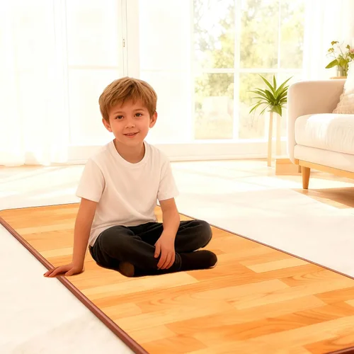 Alfombrillas térmicas, alfombra térmica eléctrica con temperatura ajustable y temporizador de 12 horas, calentador de piso radiante, para