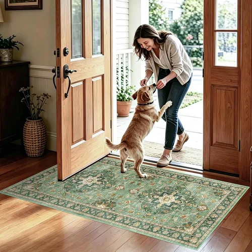 Miniatura 33 de Alfombra de Pasillo Lavable 3x10: Corredores Largos Antideslizantes para Pasillo - Alfombra Ultradelgada para Piso Interior para Cocina Entrada
