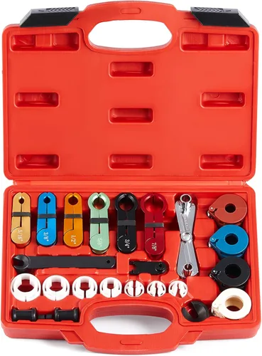 Miniatura 8 de Orion Motor Tech Master - Juego de herramientas de desconexión rápida, 25 piezas de herramientas de desconexión de línea para sistemas de Azul
