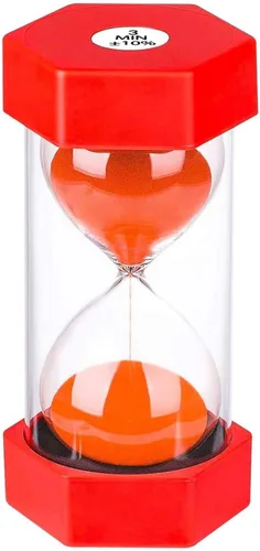 Miniatura 11 de SuLiao Temporizador de Arena de 30 Minutos: Reloj de Arena de Plástico de 30 Minutos, Extra Azul, Reloj de Arena Unificado, Temporizador de Arena