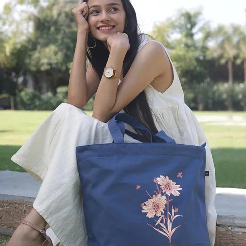 Miniatura 144 de Ecoright Bolsa de lona estética para mujer, bolsa grande con cremallera y bolsillo, bolsa de mano para mujer, para yoga, trabajo, playa