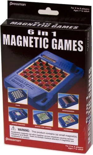 Miniatura 4 de 6-en-1 de viaje Juegos Magnéticos