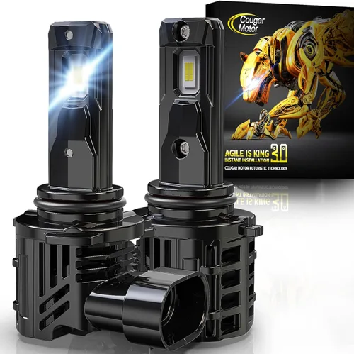 Miniatura 12 de Cougar Motor Bombillas antiniebla H4, sin polaridad con ventilador de refrigeración ATV/UTV H4, lámparas antiniebla auxiliares, Plug-N-Play, paquete